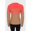 Sweater in gradient print