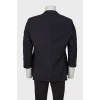 Men's wool jacket with buttons