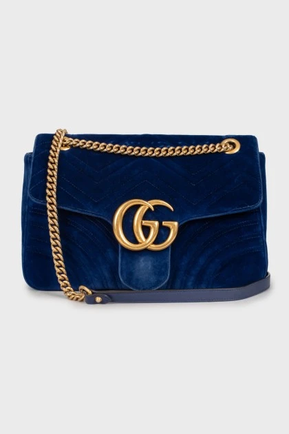 Blue bag GG Marmont