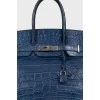 Bag Birkin 35 Blue Brighton