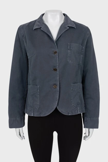 Gray denim jacket