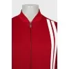 Men's red sports jacket