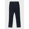 Men's jeans with contrast seams