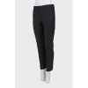 Tapered wool trousers