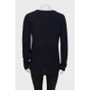 Dark blue wool sweater