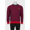 Men's ribbed knit sweater