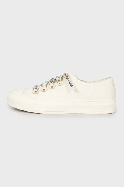 White Walk'n'Dior sneakers