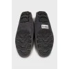 Men's moccasins with embossing