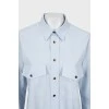 Light blue loose fit shirt