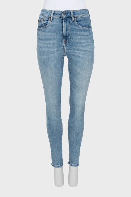 Light blue skinny jeans