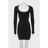 Slim fit dress with tag