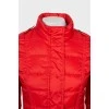 Quilted red jacket