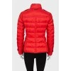 Quilted red jacket