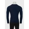Wool navy jumper