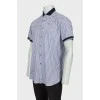 Men's checkered shirt with tag