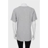 Gray oversized T-shirt