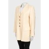 Cashmere and silk jacket