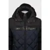 Two-tone quilted jacket