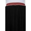 Midi skirt with contrast belt
