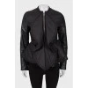 Combination jacket with frill