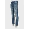 Men's jeans with ripped effect