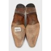 Men's square toe shoes