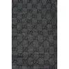 Charcoal scarf with signature print