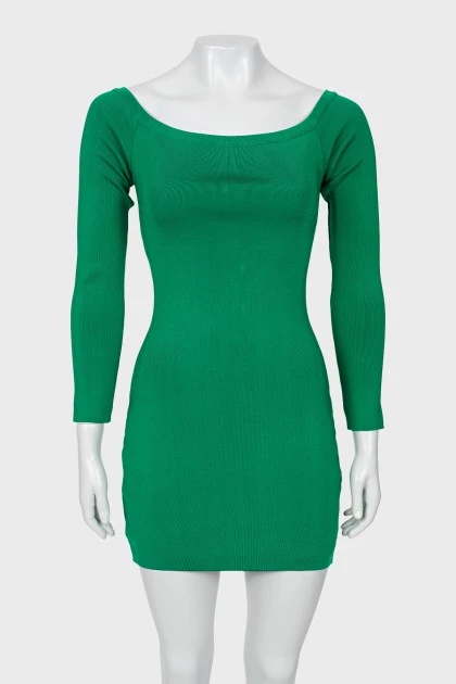 Green bodycon dress