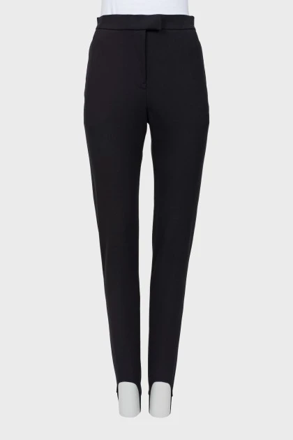 Leggings with straps with tag