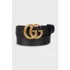 Black GG Marmont belt