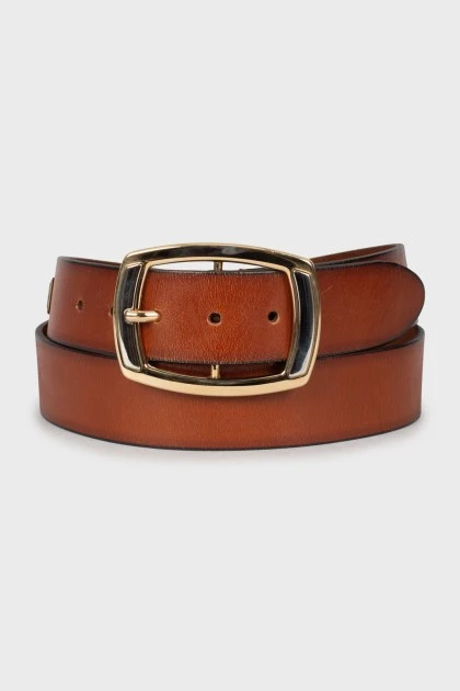 Men's brown belt