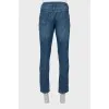 Men's straight fit button down jeans