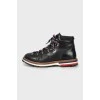 Men's leather lace-up boots