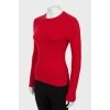 Red long sleeve fitted fit