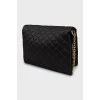 Black quilted crossbody bag