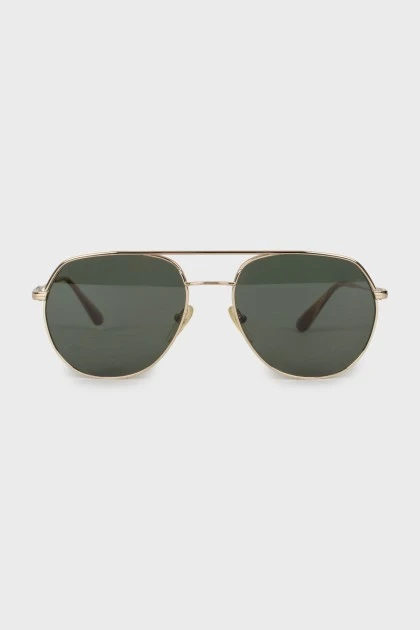 Green men's sunglasses