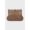 Brown leather bag