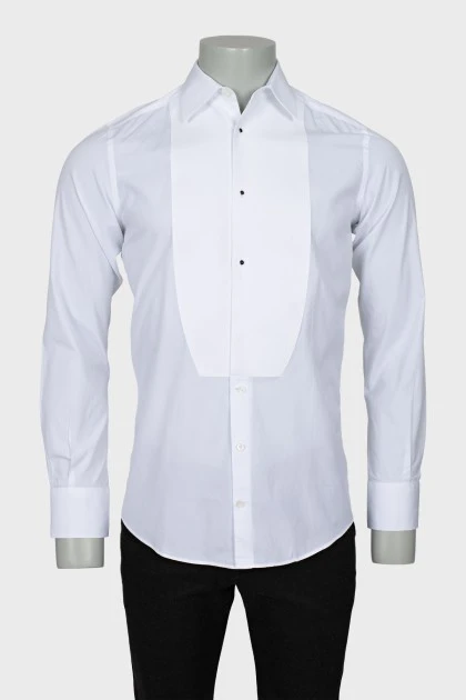 Men's white dress shirt