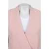 Pink double breasted jacket
