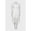 White openwork dress