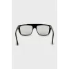 Men's black glasses with diopters