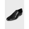 Men's shoes with embossed leather