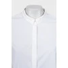 White shirt with slits on the sides