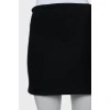 Woolen mini skirt with tag