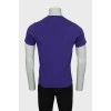 Men's purple T-shirt
