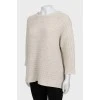 Knitted cashmere sweater
