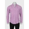 Men's two-tone fitted shirt