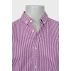 Men's two-tone fitted shirt