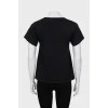 Black oversized T-shirt