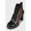 Star Trail High Heel Ankle Boots